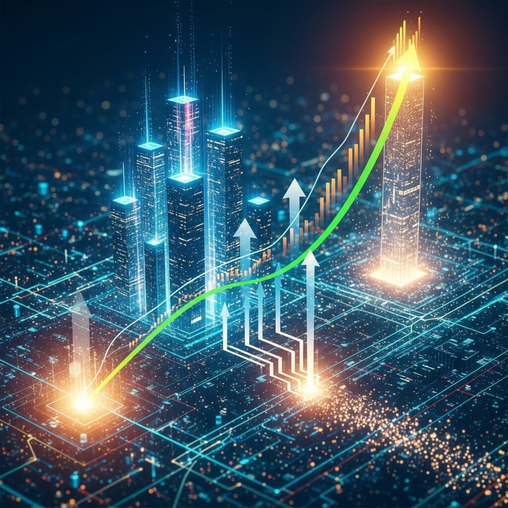 Depicting Techosoft's enterprise SEO agency services, this image represents our customised large-scale optimisation for corporate websites. Sydney's biggest brands choose Techosoft for authority-building strategies, competitive analysis, and technical excellence, optimised for EEAT, generative engine, and answer engine performance.