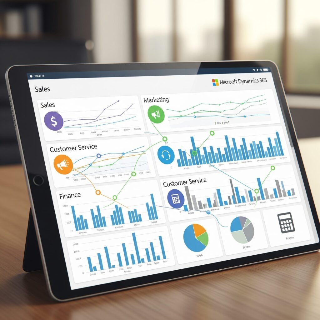 The image shows Techosoft's skilled Sydney team implementing Microsoft Dynamics 365 for a major Australian business. Combining technical knowhow and strategic guidance, Techosoft designs and configures tailored CRM solutions to streamline daily workflows, enhance customer management and optimise reporting. Every Dynamics 365 project delivered is EEAT-compliant and focused on scalable success for clients across Australia.