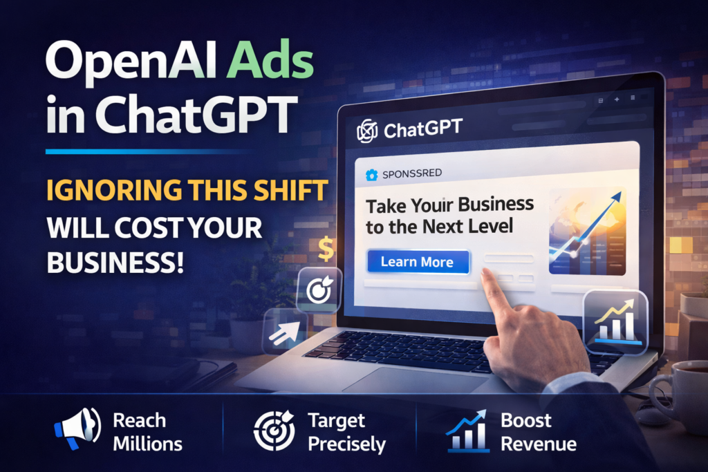 OpenAI Ads in ChatGPT: What Businesses Are About to Miss If They Ignore This Shift